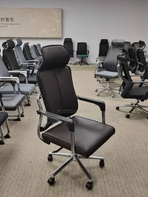 Office Leather Chair With Headrest
