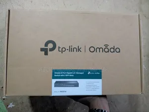 TPLink 8-Port GigabitManaged Switchwith 2 SFPSlots.