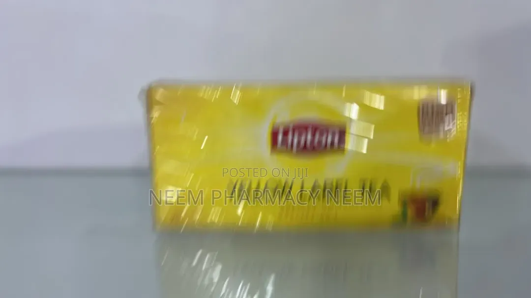 Yellow Lipton Tea Bags