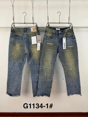 Splatter Denim Jeans