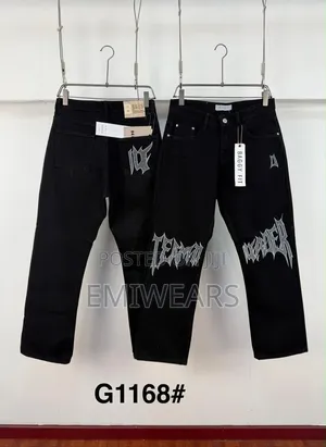 Graphic Black Jean