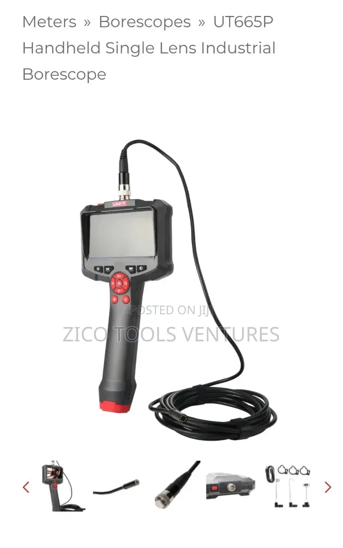 Handheld Single Lens Industrial Borescope
