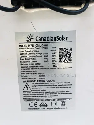 350watt Canadian Solar Panel