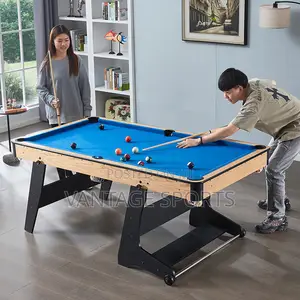 2-in-1 6FT Folding Pool Table | Snooker/Billiard Table | POD
