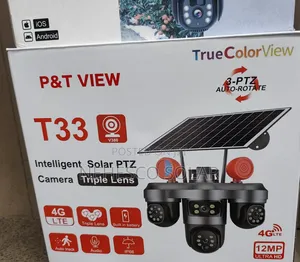 T33 Solar Powered 4G PTZ Security Camera