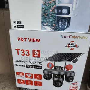 T33 Solar Powered 4G PTZ Security Camera