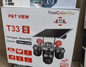 Smart T33 Triple Lens Solar Security Camera