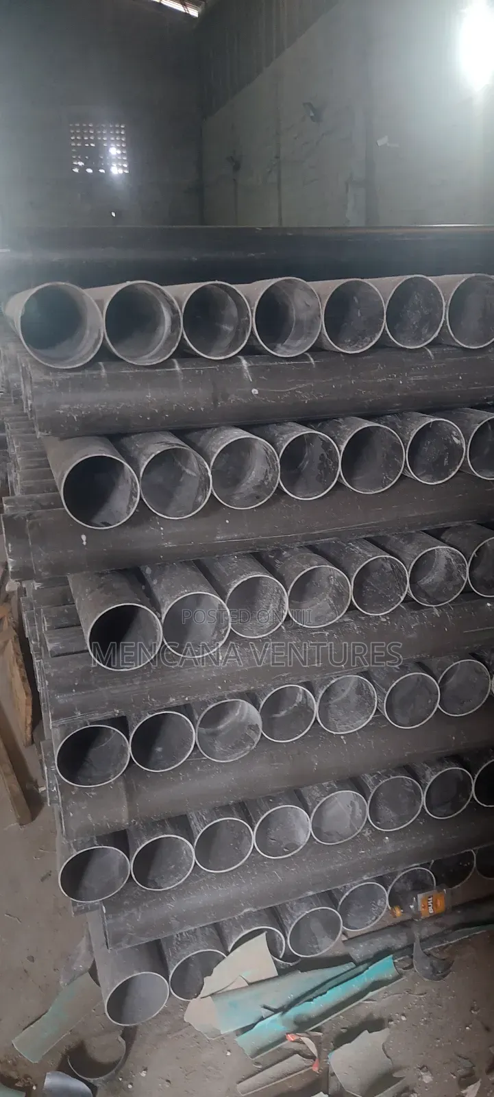 4" Thick PVC Pipes