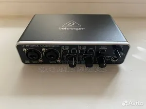 Behringer U-Phoria Umc202hd Studio Audio Interface