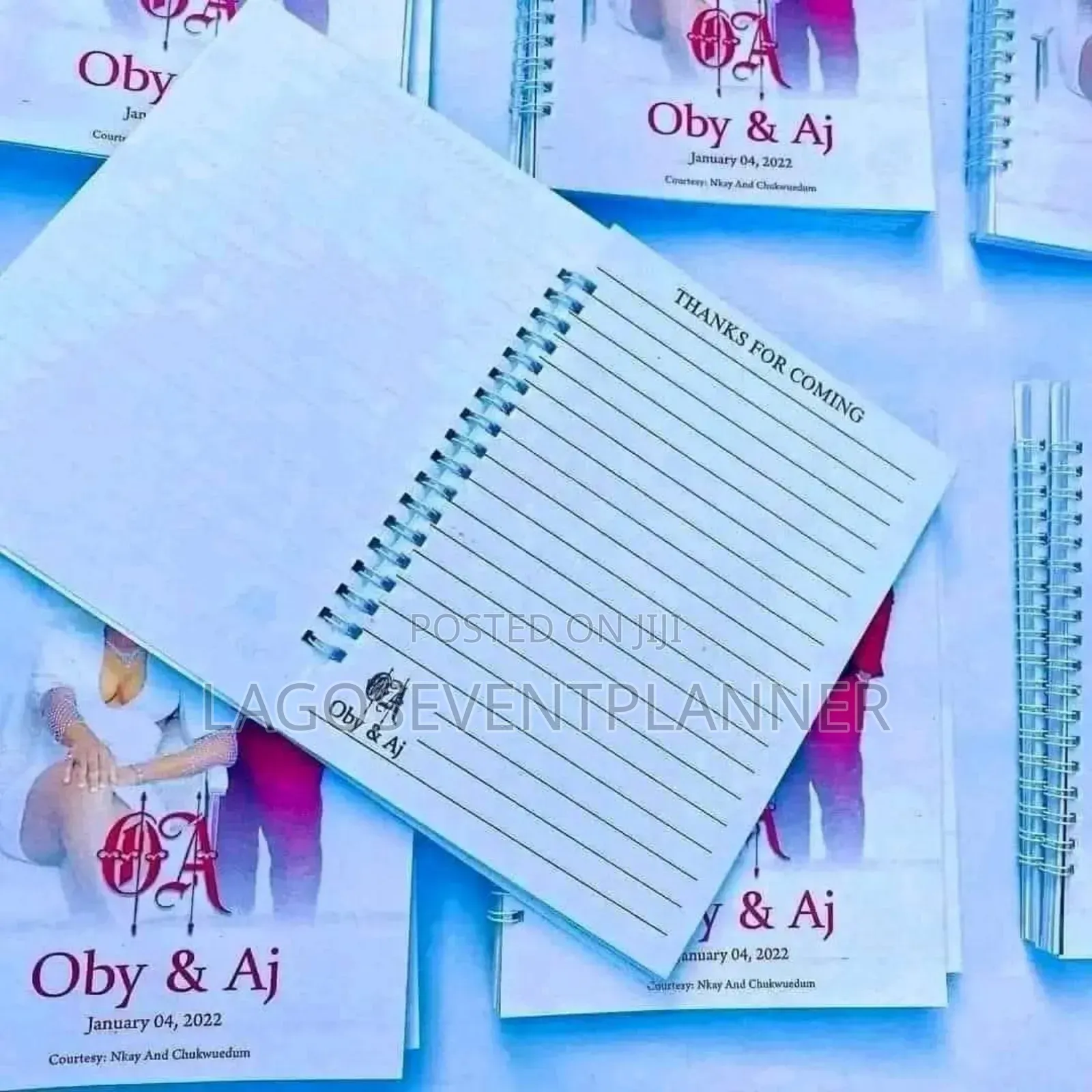 Wedding Birthday Customised Jotter for Event