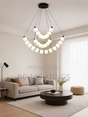 Modern Simple Bar Lamp Staircase Attic Chandelier Fashion Bedroom