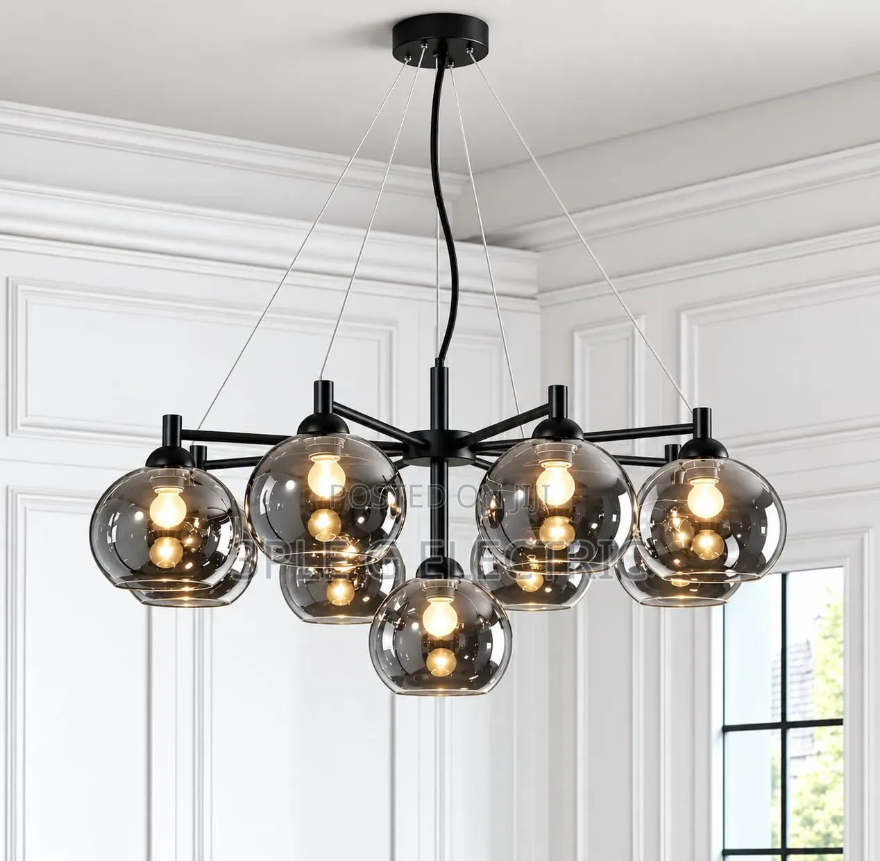 By9 - Chanderlier Black | Gold 
