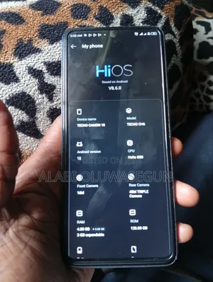 Tecno Camon 18 128 GB Black