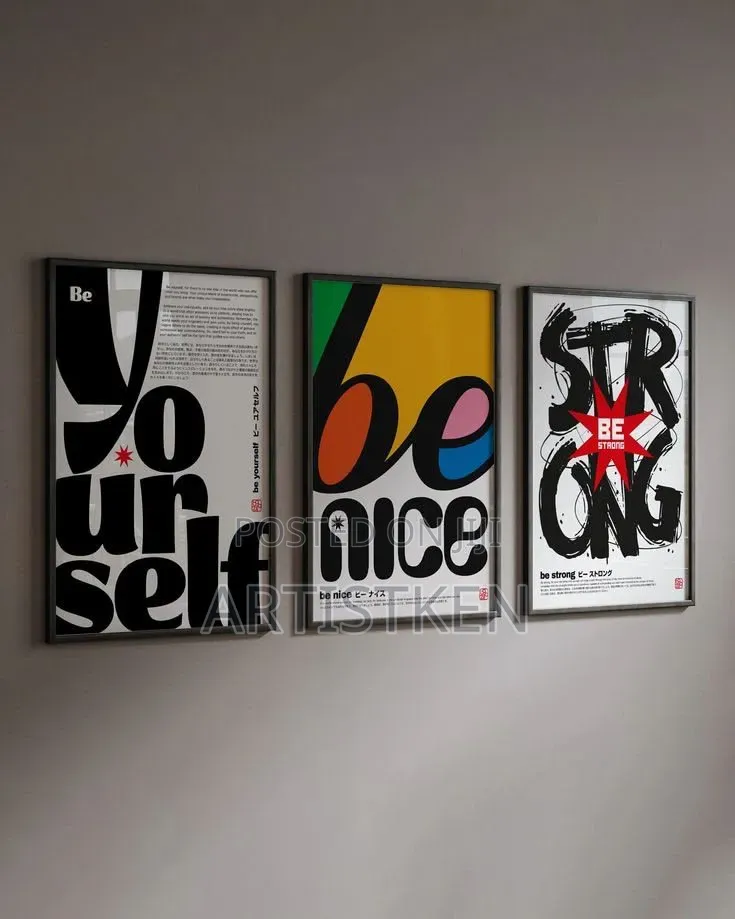 12by15inches Custom Made Motivational Quotes Frames