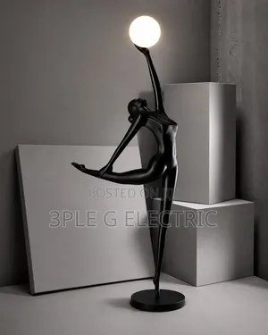 Sculptural Indoor Humanoid Lamp.