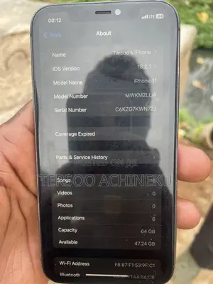 Apple iPhone 11 64 GB Black
