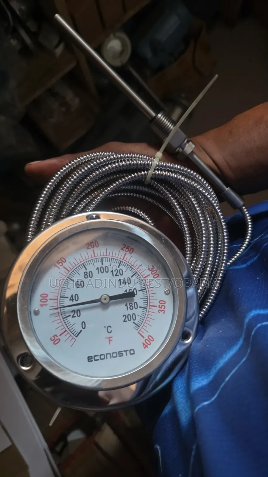 Temperature Gauge With Wire Sensors 0-200c 3m