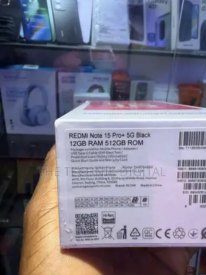 New Xiaomi Redmi Note 15 Pro+ 512 GB Black