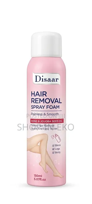 Disaar Rose Jojoba Oil Hair Removal Spray Foam - Painless Smooth