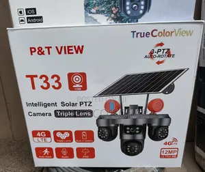 Intelligent T33 Solar PTZ Camera With 4G SIM