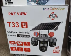 Smart 4G Solar Camera With Triple Lens Night Vision