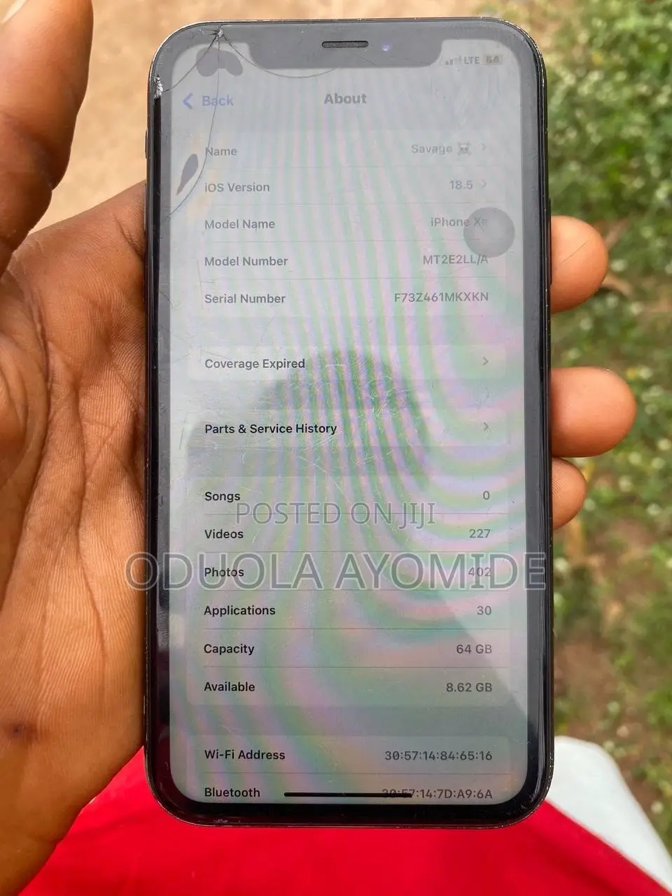 Apple iPhone XR 64 GB Black
