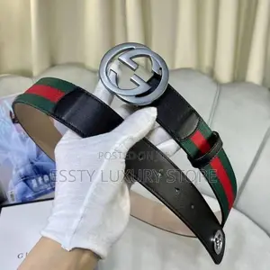 High Quality Scratch Resistant GUCCI Genuine Leather Belts