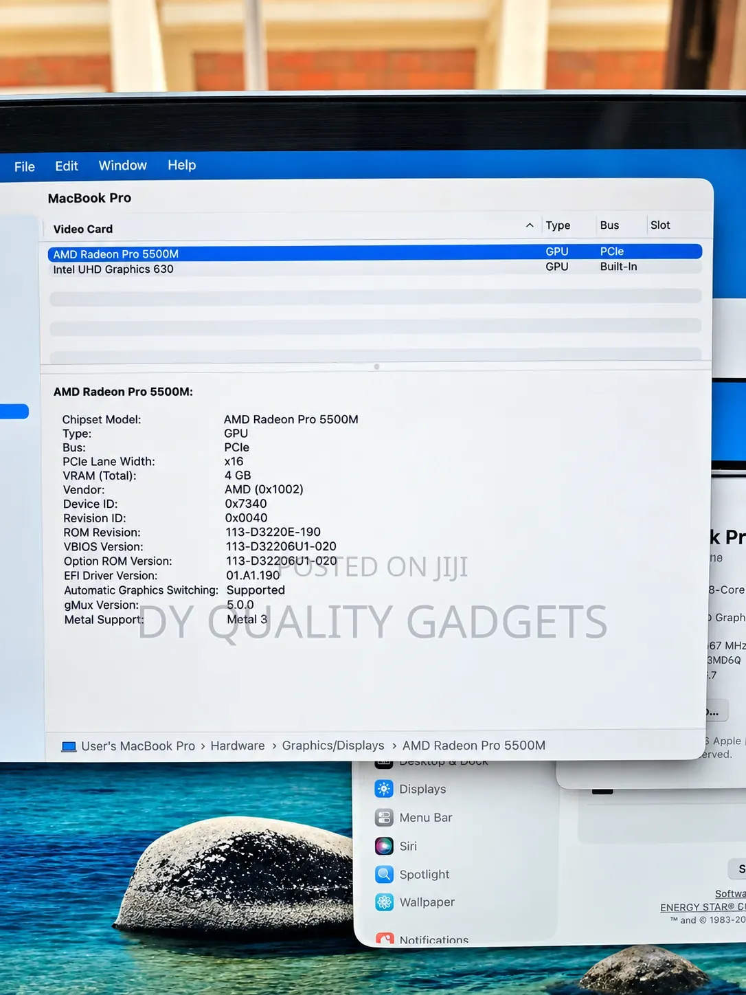 Laptop Apple MacBook Pro 2019 16GB Intel Core i9 SSD 1T