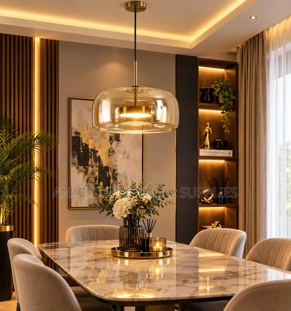 Modern Luxury Glass Dome Pendant
