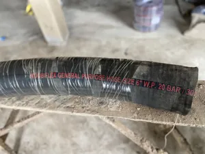 6 Inches Black Hose With Wire Reinforced