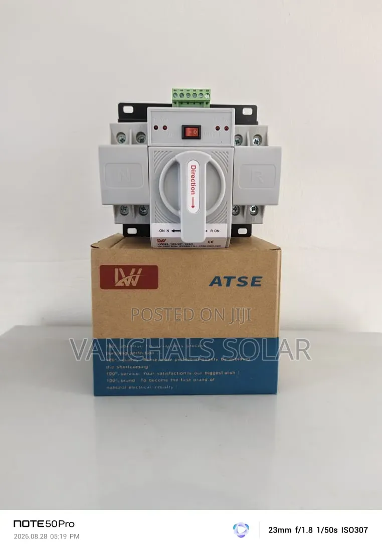 Automatic Transfer Changeover Ats Switch 125a 2p