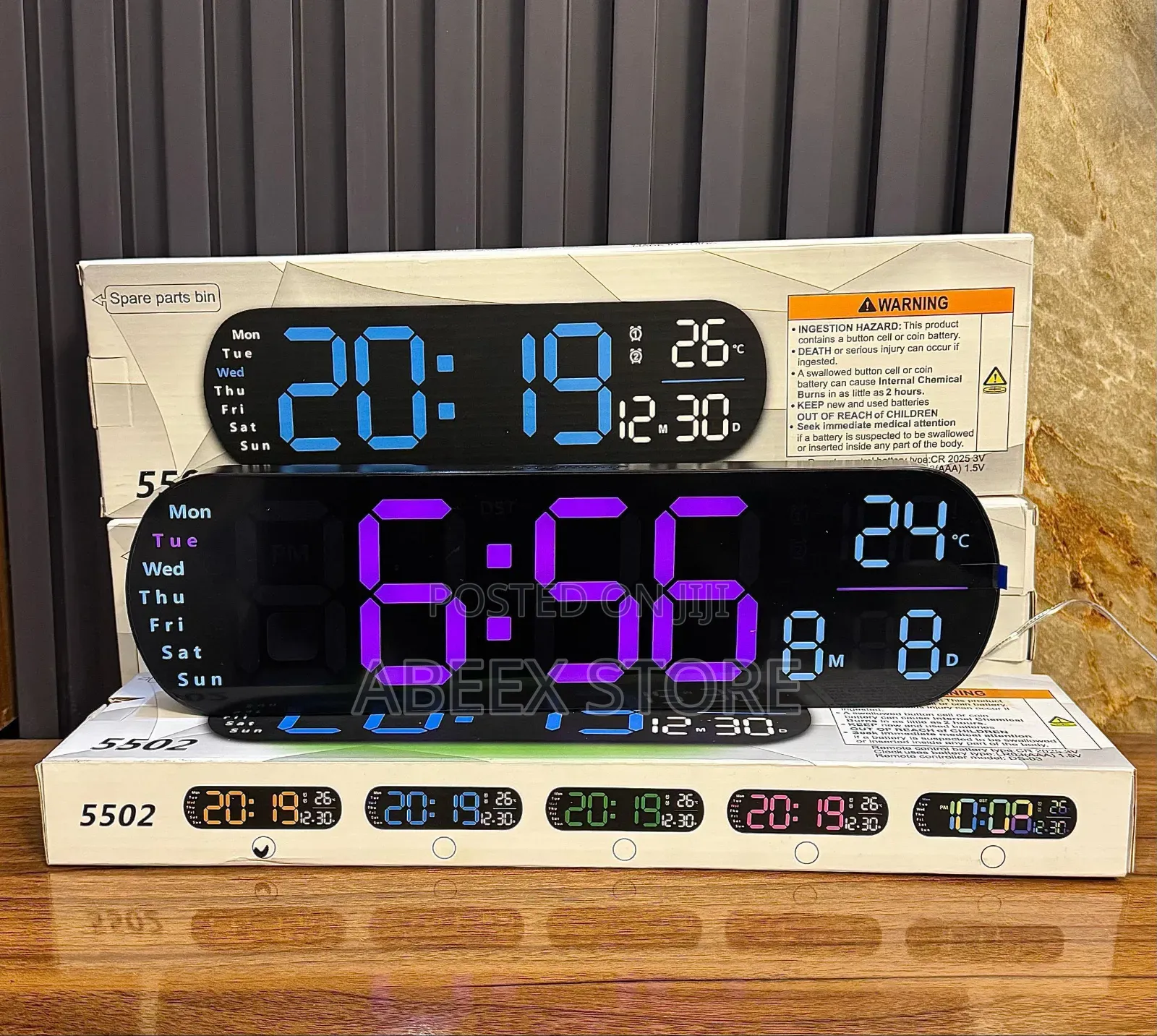 Digital Wall Clock