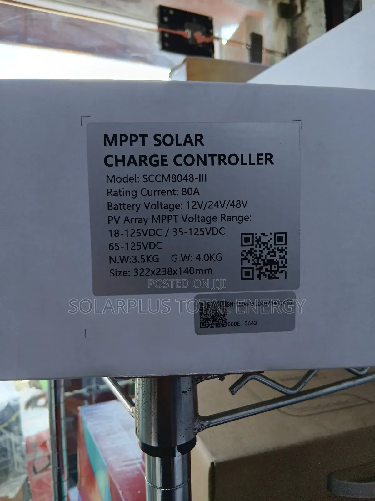 Felicity 80a MMPT Charge Controller