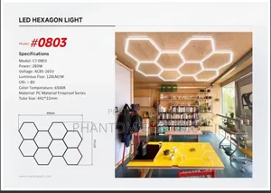 Linear Led Hexagon Light #0803