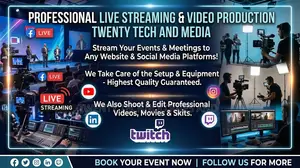 Live Streaming Professional Service