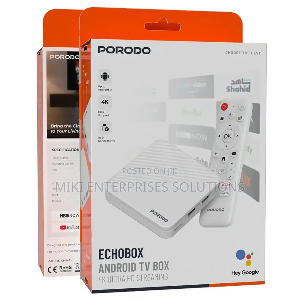 Echobox Android TV Box With 2gb + 16gb Storage