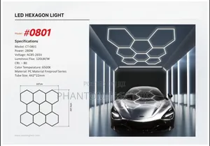 Led Hexagon Ceiling Lights #0801