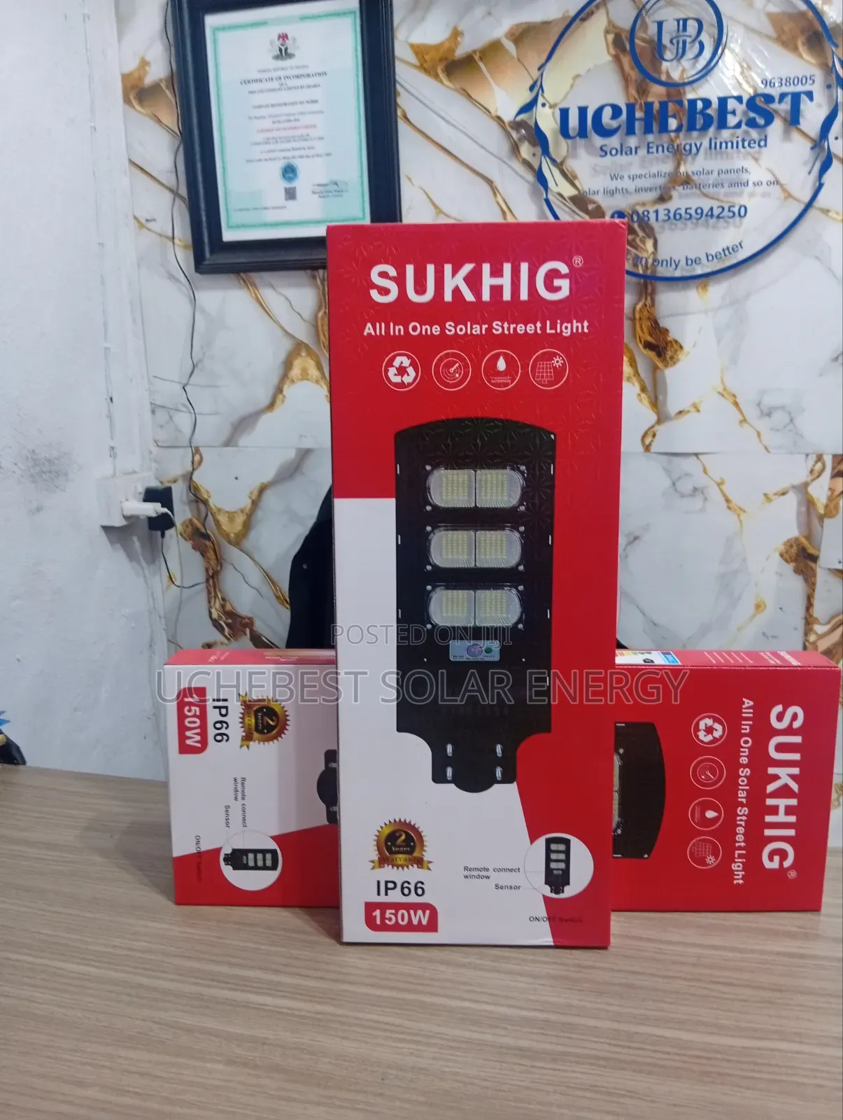 150w 3eye All in One Sukhig Street Lights