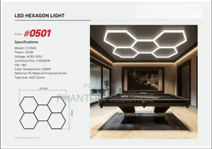 5set Led Hexagon Linear Lighting