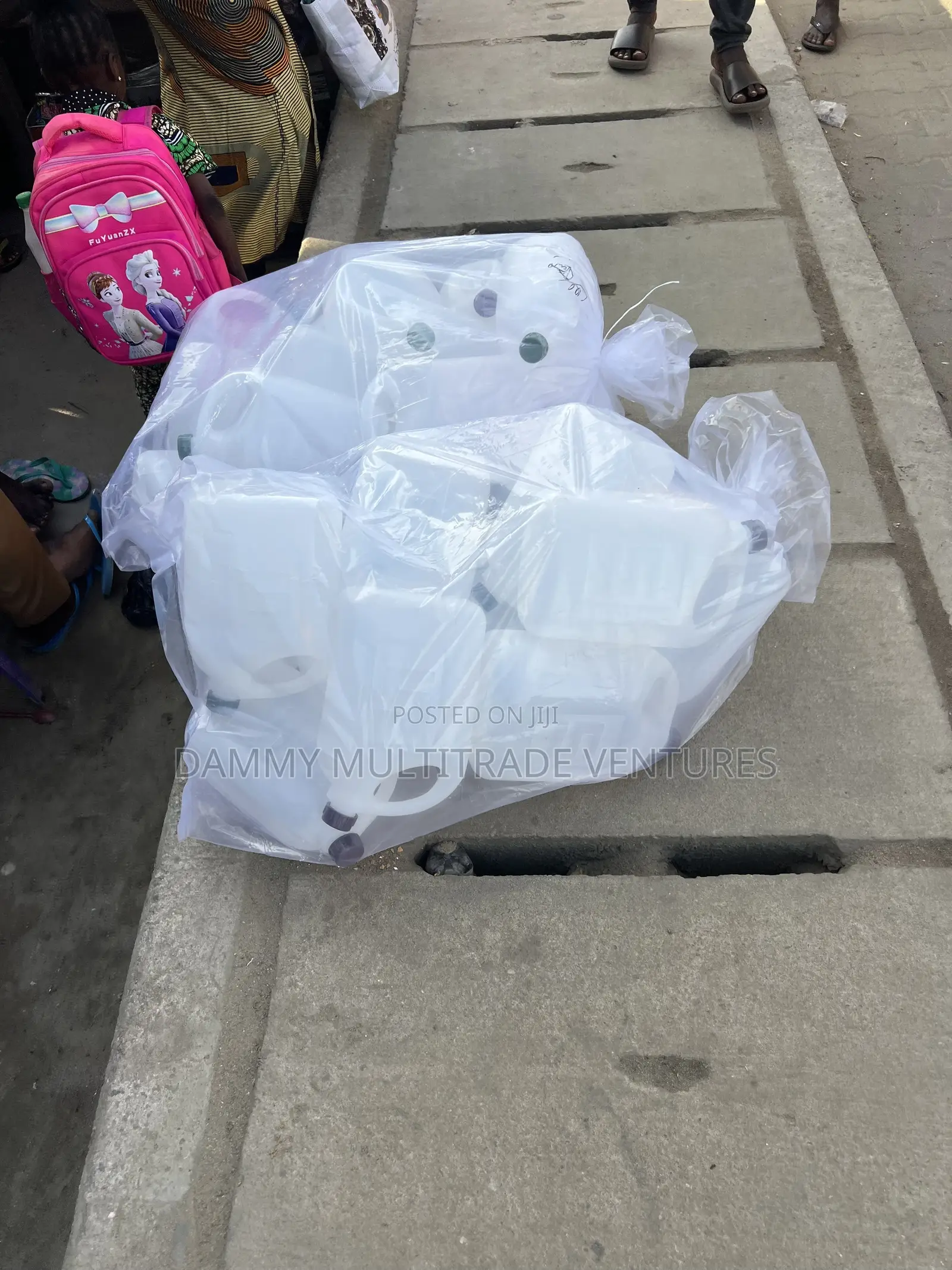 White Plastic Jerry Cans