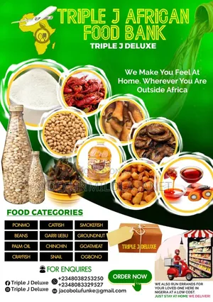 Triple J African Foods and Drinks