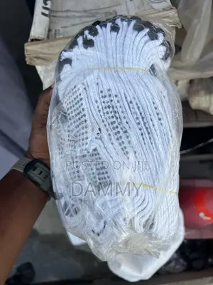 White Cotton Knit Work Gloves