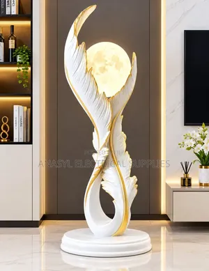 Luxury Sculptural Feather Floor Lamp