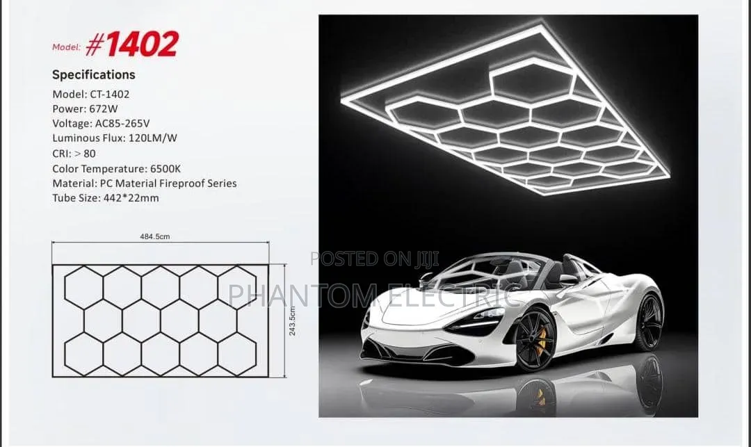 Led Hexagon Linear Lighting #1402