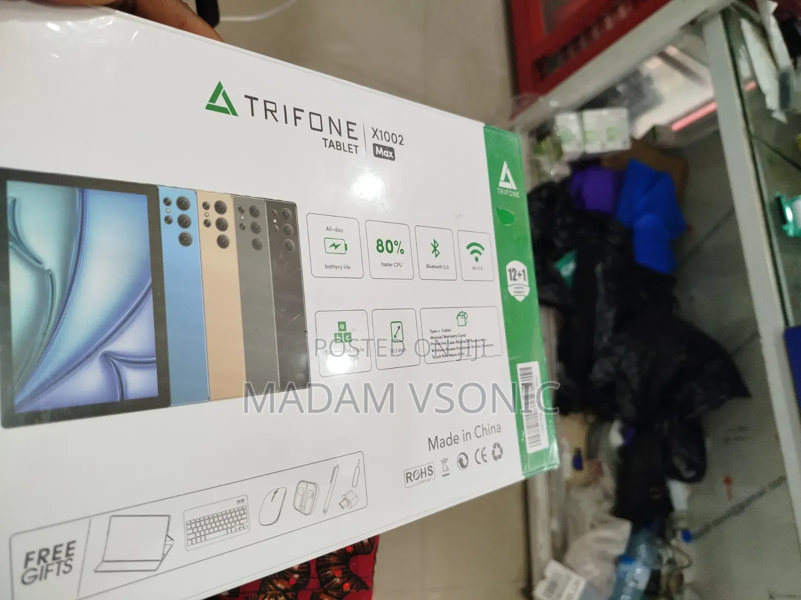 New Trifone X1004 Pro 256 GB Black