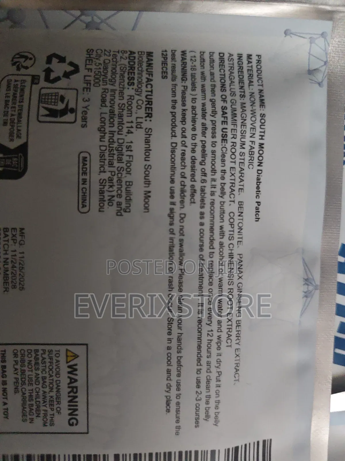 Diabetic Patch