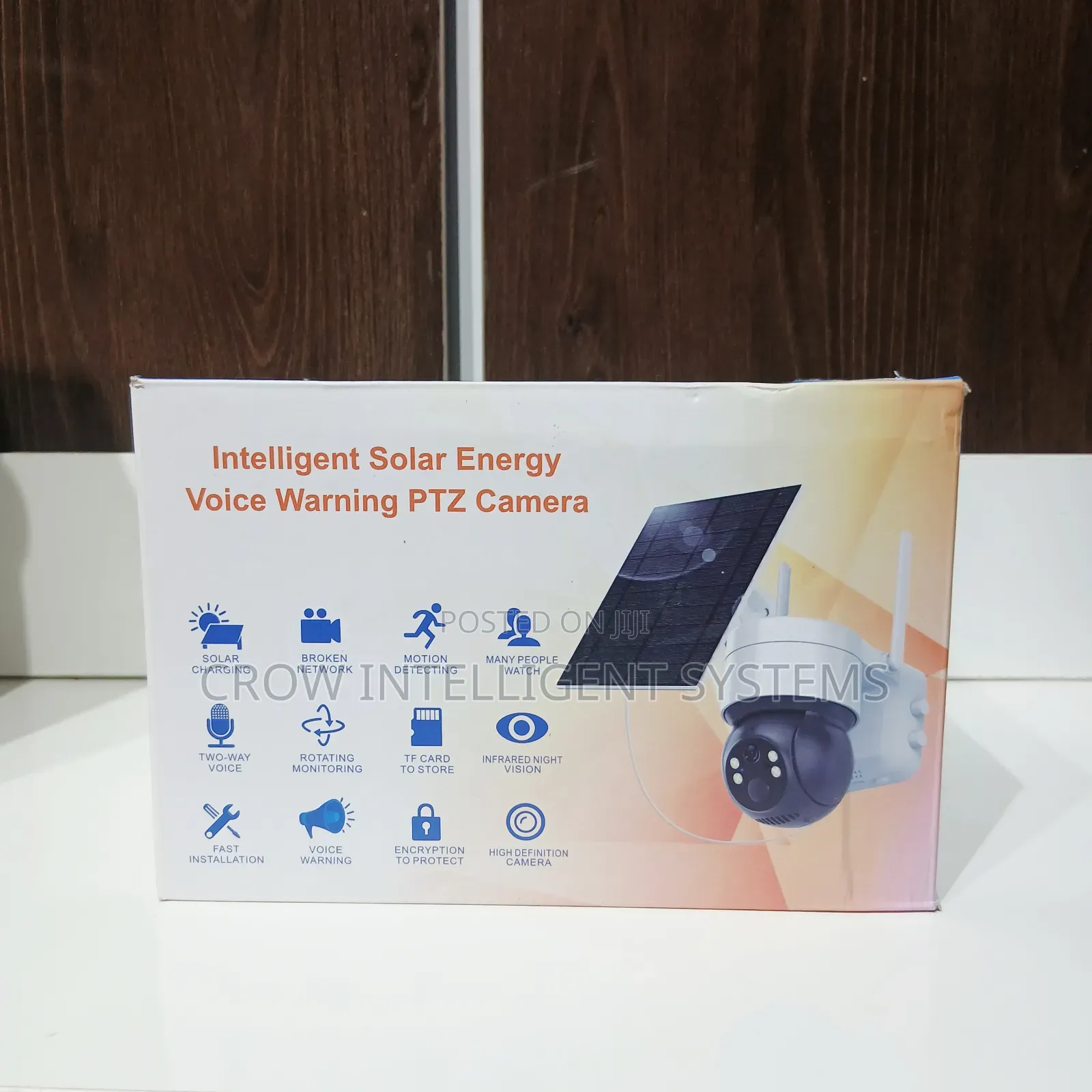 Intelligent Solar Energy Voice Warming PTZ Camera