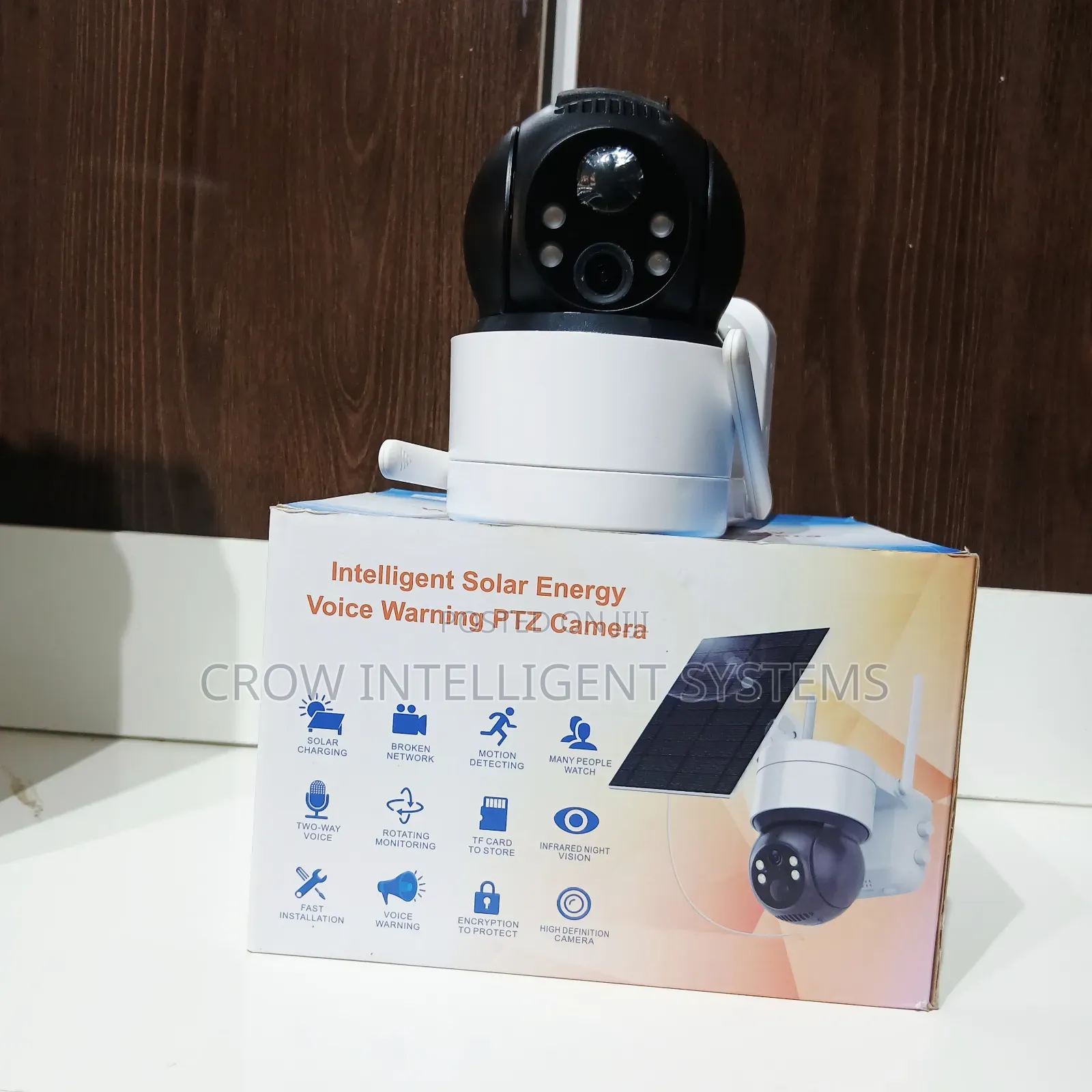 Intelligent Solar Energy Voice Warming PTZ Camera