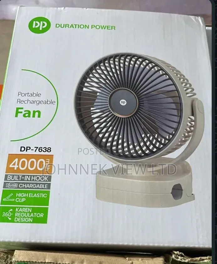High Quality Rechargeable Fan