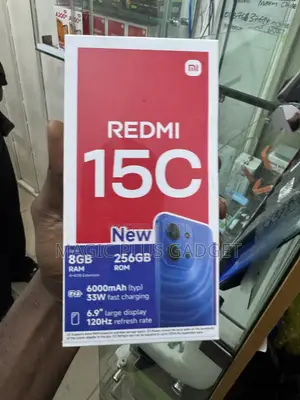 New Xiaomi Redmi 15C 4G 256 GB Black